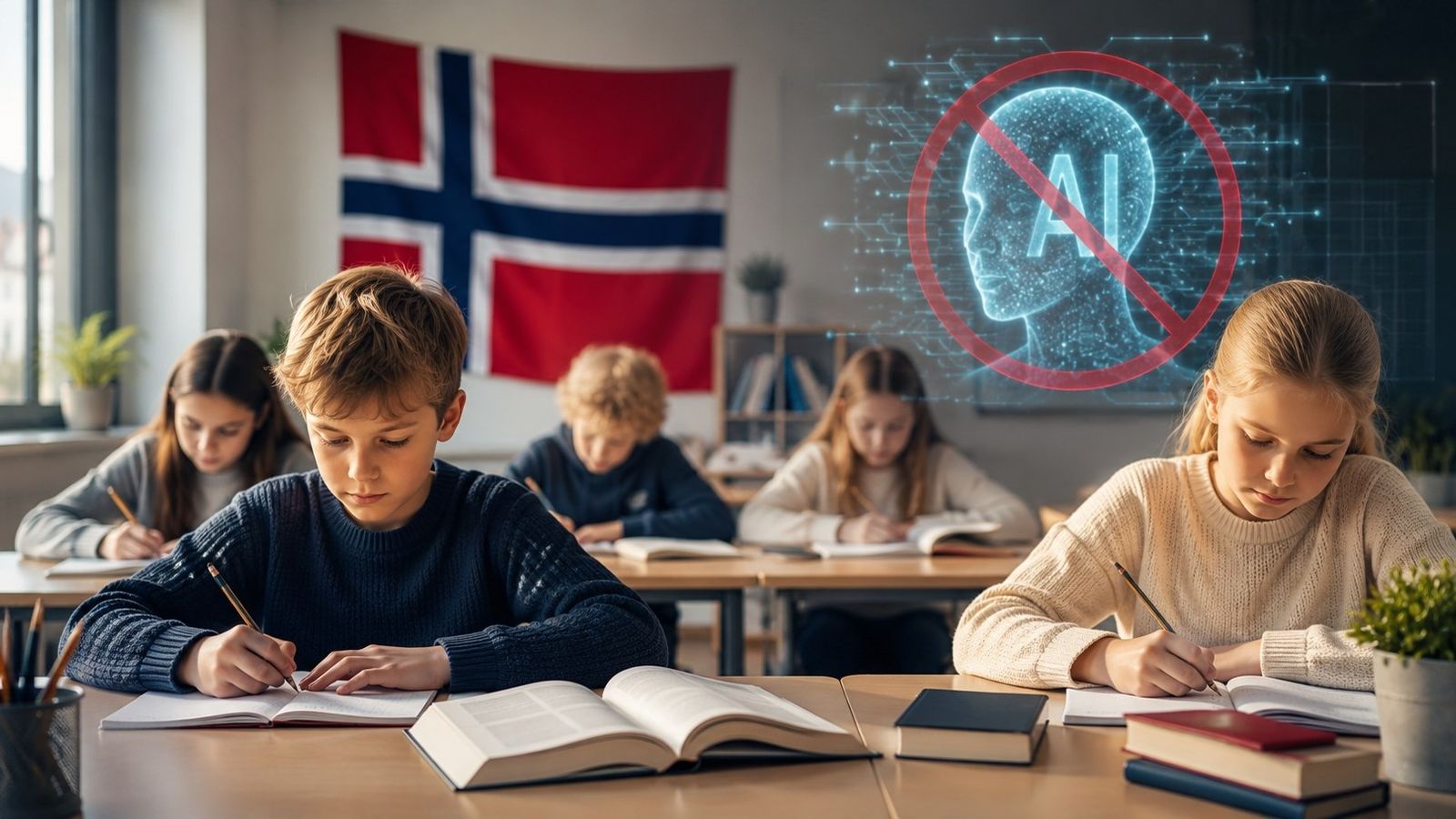 Noruega limita IA generativa nas escolas antes do novo semestre